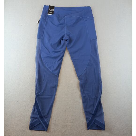 Victoria's Secret Sport Womens High Waisted Leggings Sz L Long Periwinkle Blue - Picture 7 of 11